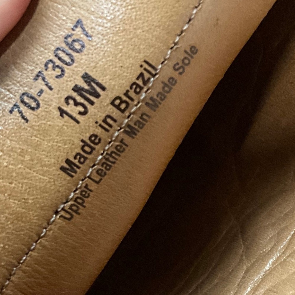 GH Bass & Co Mens Brown Penny Loafers Brown Slip On Size 13 70-73067 - Picture 11 of 12